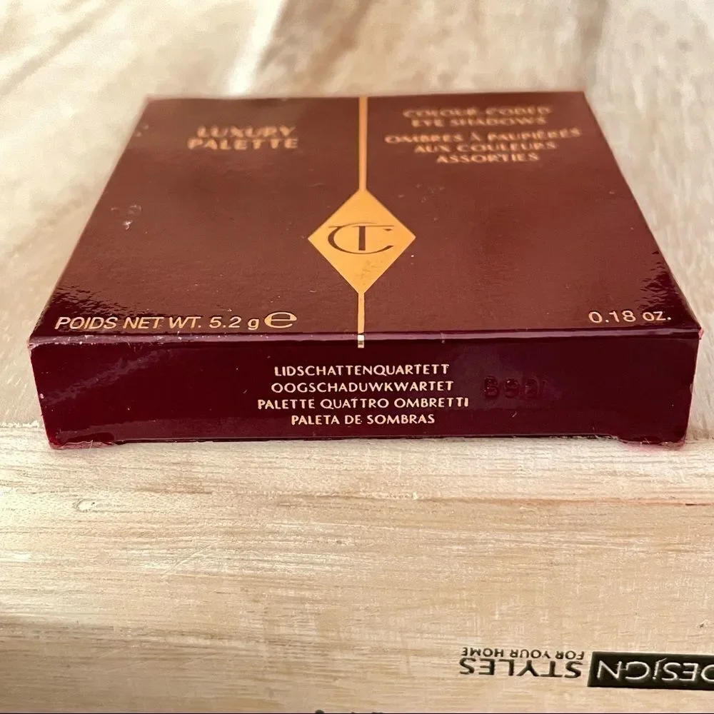 New in Box read, Charlotte Tilbury luxury palette The rock chick